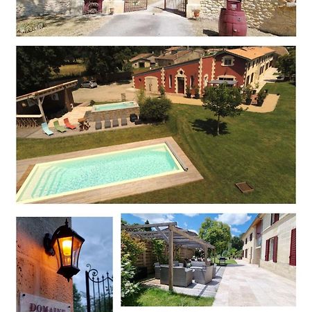 Domaine Des Pierres Precieuses - Demeure De Charme - Grand Standing - 15 Pers - Spa - Massages - Detente Et Bien-Etre - 30' Bordeaux Gauriaguet Buitenkant foto
